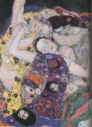 The Virgin (detail) (mk20) Gustav Klimt